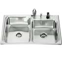 Ballad large/medium self-rimming kitchen sink