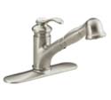 Fairfax® single-control pullout kitchen sink faucet 