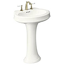 Leighton� pedestal lavatory