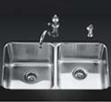 Undertone™ double equal undercounter kitchen sink